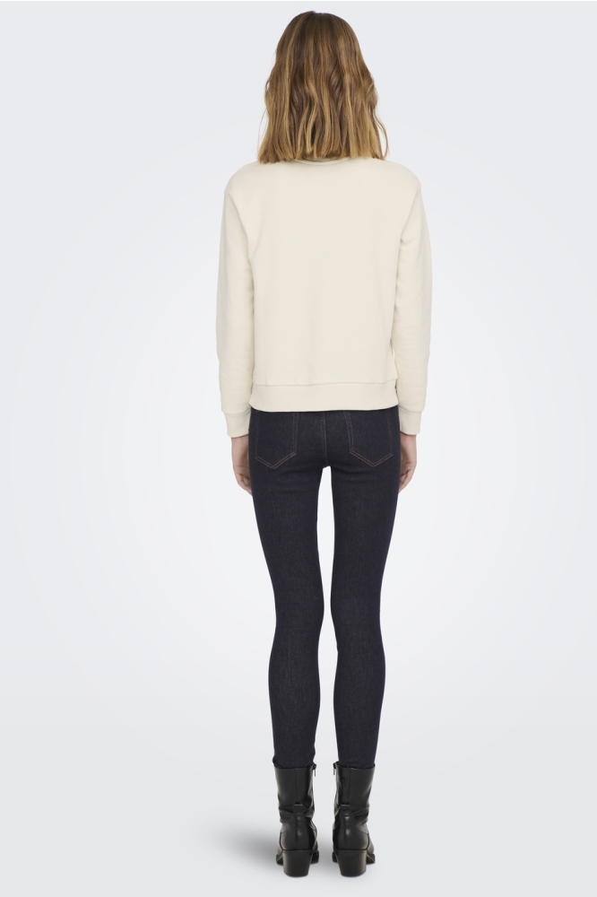 JDYPARIS L/S EMB SWEAT JRS NOOS 15221015 TAPIOCA/PARIS HEAR